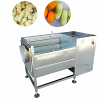 High Quality Sweet Potato Washing And Peeling Machine Brush Potato Cleaning Machine