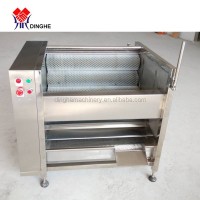 Brush Potato Washing And Peeling Machine Potato Cutting Machine