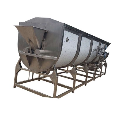 Fruits vegetables carrots/coconut meat/mushroom blanching machine, continuous almond blanching machine