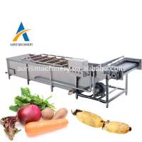 Vegetable Leaf cleaning machine spraying type leafy vegetable washer machine